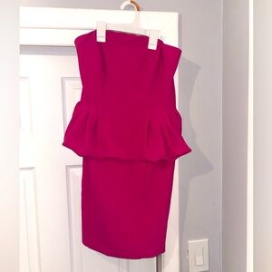 Express Pink Strapless Dress - size Medium